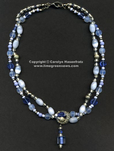 Blue and Silver Necklace