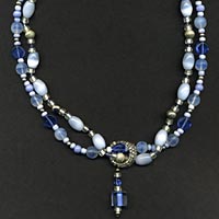 Blue and Silver Necklace