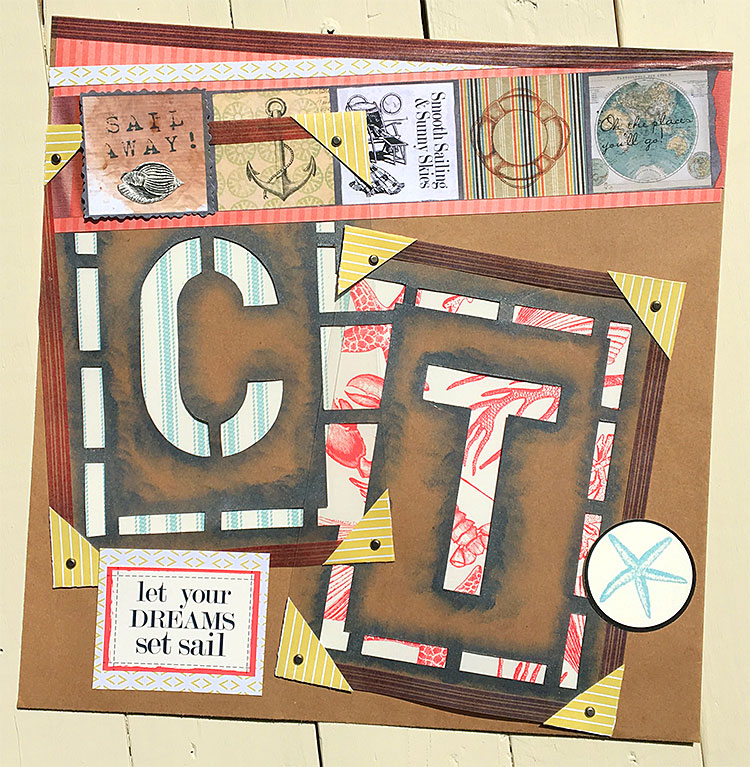 The C stands for Carolyn and the T stands for Tom, my fiance.