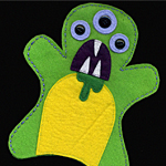 Monster Felt Hand Puppet