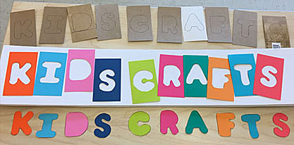 Cut out letters
