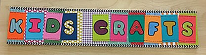Assembled sign with paper tape