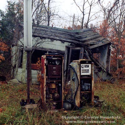 Ruins of Gas Station Ruins of Gas Station