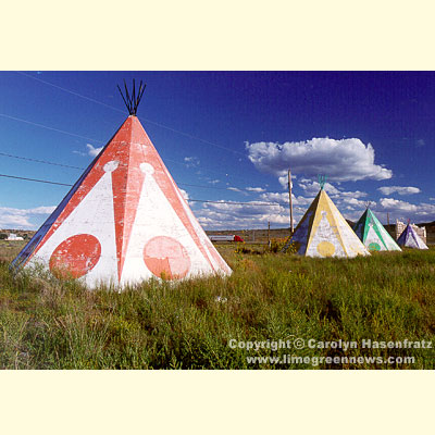 Plywood Teepees