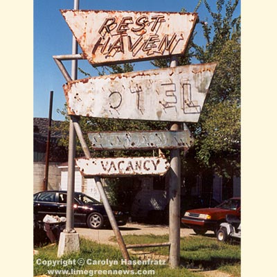 Rest Haven Sign