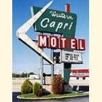 Western Capri Motel Sign