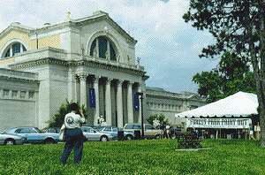 Forest Park Paint Out tent